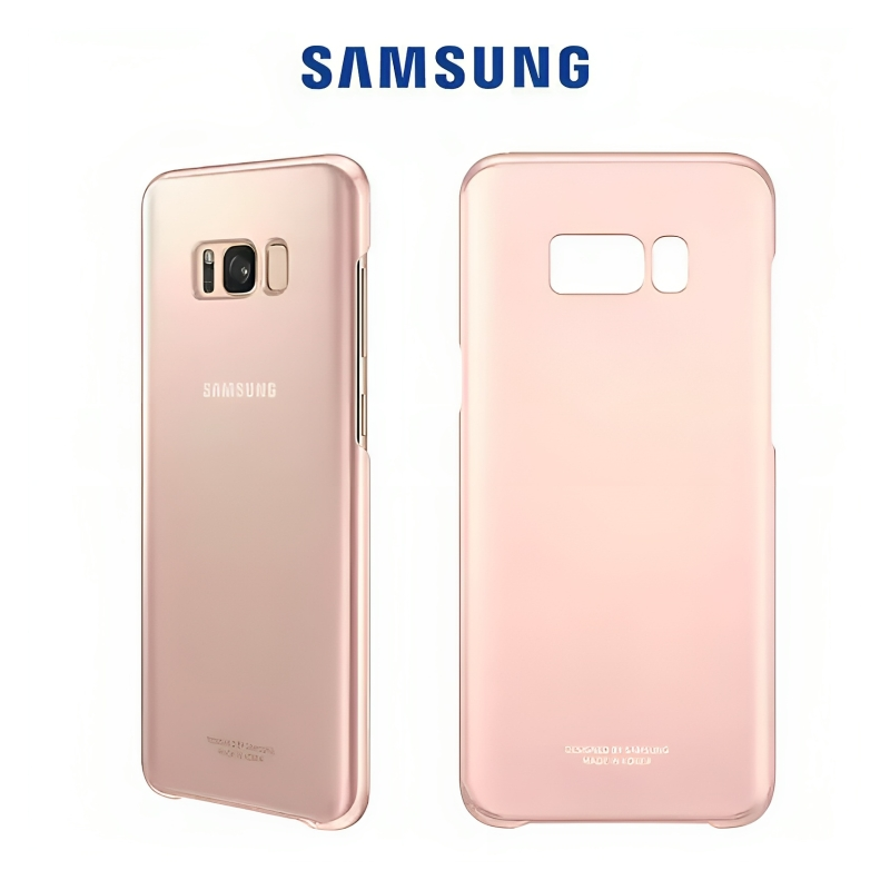 Carcasa Clear Cover Rosa para Samsung Galaxy S8 Plus