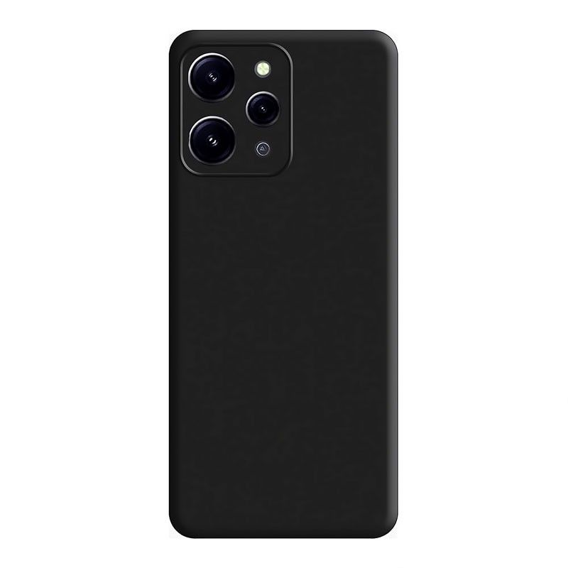 Funda negra de silicona para Xiaomi Redmi 12 4G / 5G