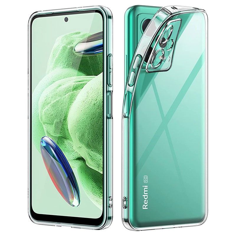 Funda transparente de silicona para Xiaomi Redmi Note 12 5G / Poco X5 5G