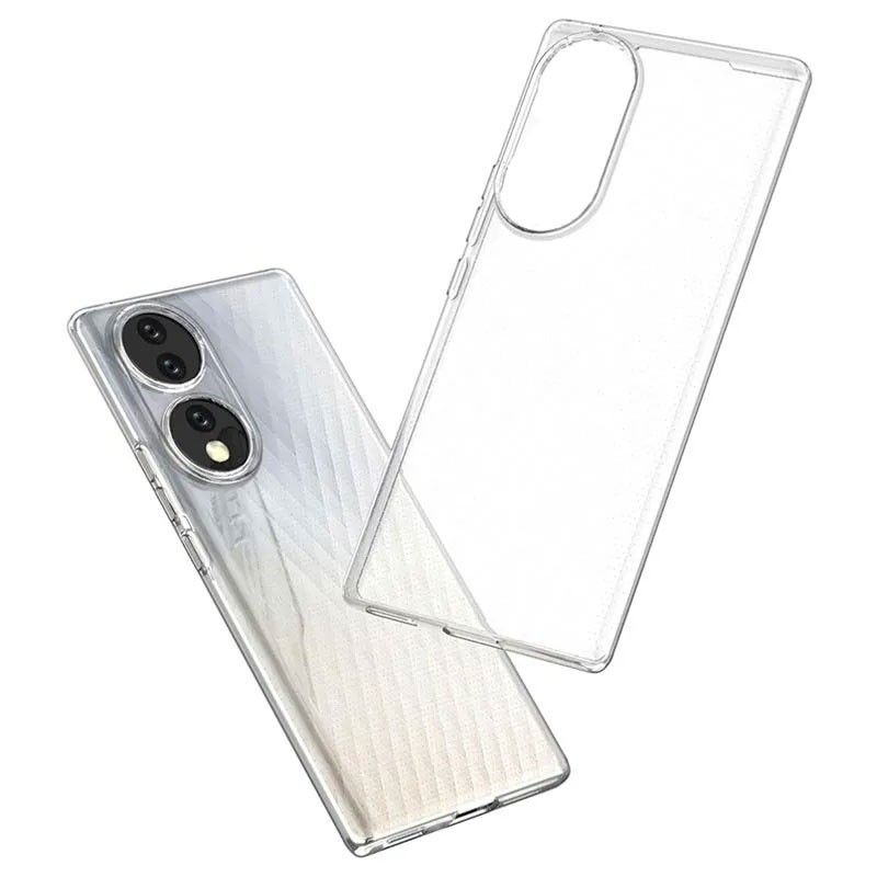 Funda transparente de silicona para Honor 70