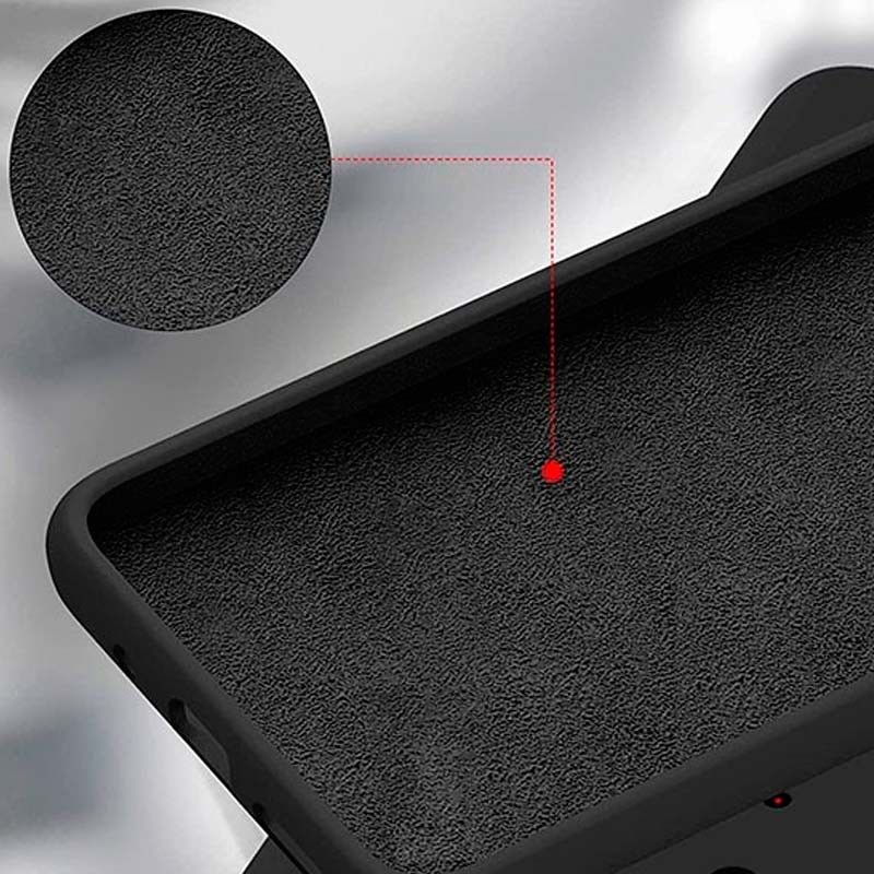 Funda Silicona líquida suave para Samsung Galaxy A33 5G Negro