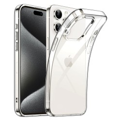 Funda transparente para iPhone 15 Pro Max de Silicona