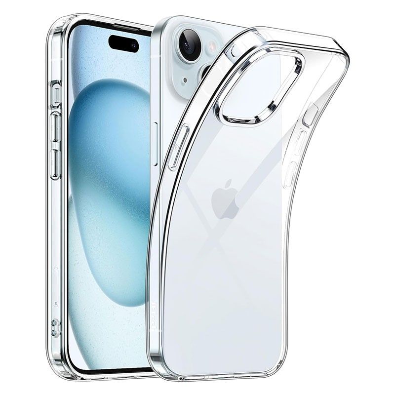 Funda transparente para iPhone 15 de Silicona