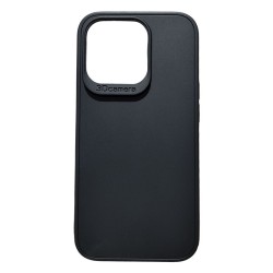 Funda negra para iPhone 15 Pro de silicona