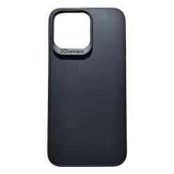 Funda negra para iPhone 15 Pro Max de silicona