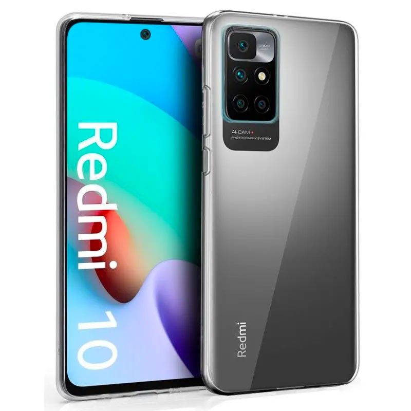 Funda transparente para Xiaomi Redmi 10 de silicona