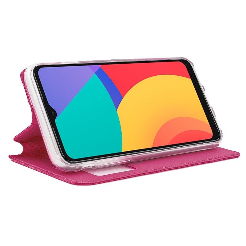 Funda con Tapa y Ventana para Alcatel 1S 2021 / 3L 2021 Rosa