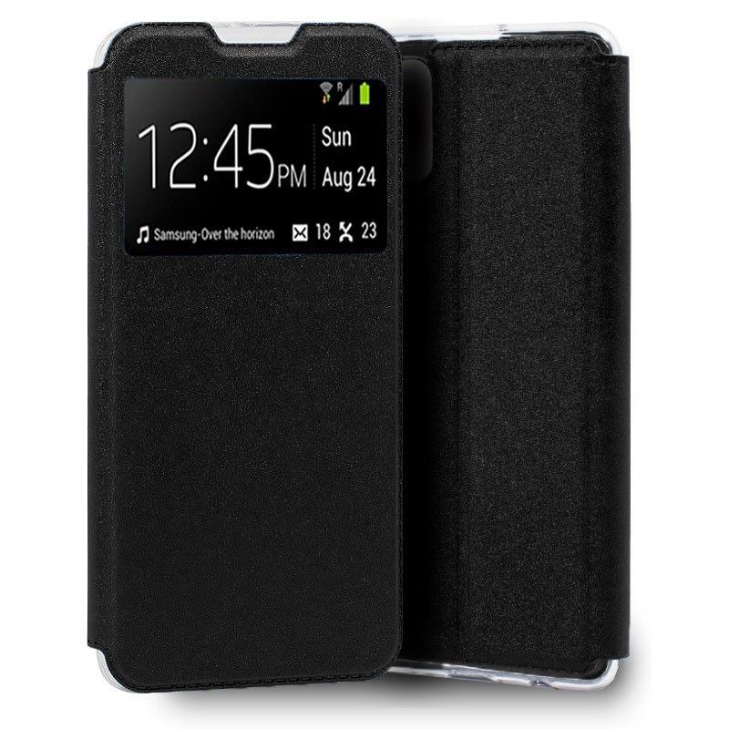 Funda con tapa y ventana para iPhone 14 Pro Negro