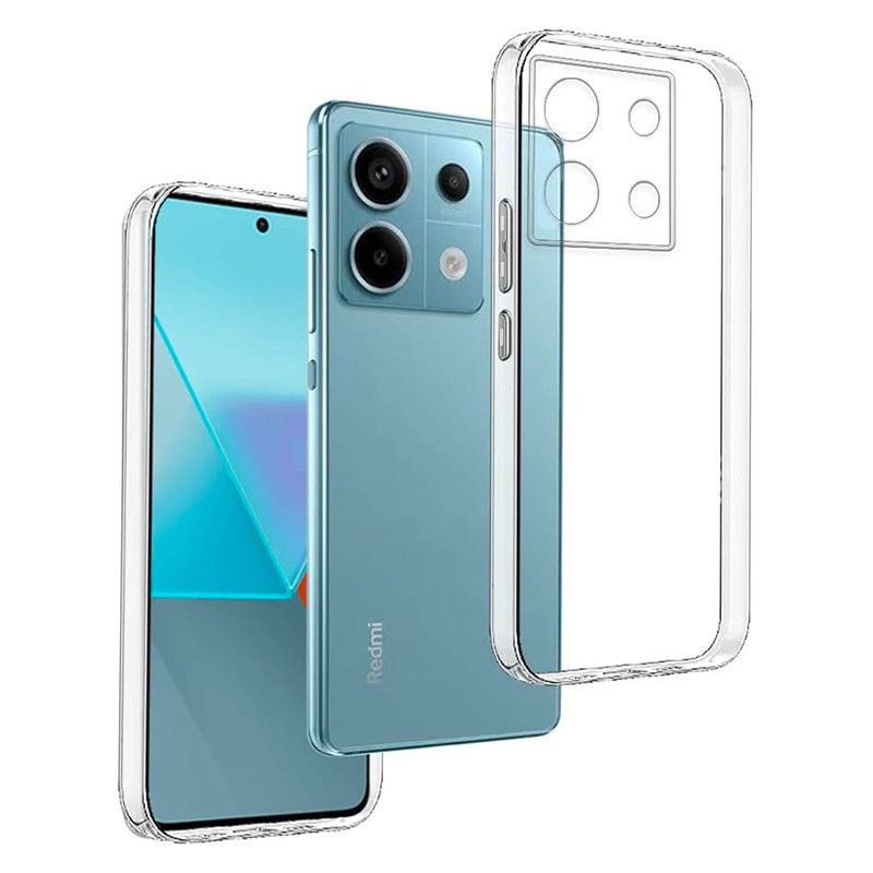 Funda transparente de silicona para Xiaomi Redmi Note 13 5G