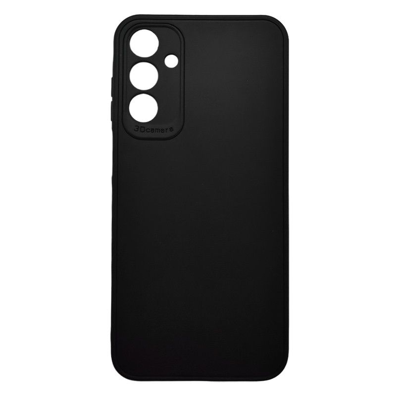 Funda negra para Samsung Galaxy A15 de silicona