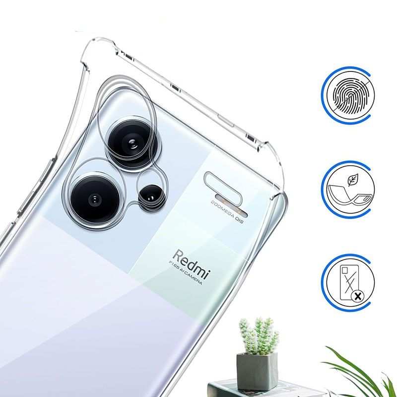 Funda con esquinas reforzadas para Xiaomi Redmi Note 13 Pro+ 5G