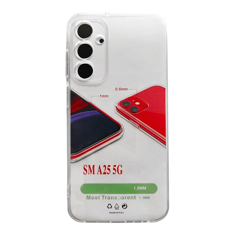 Funda transparente para Samsung Galaxy A25 5G de silicona