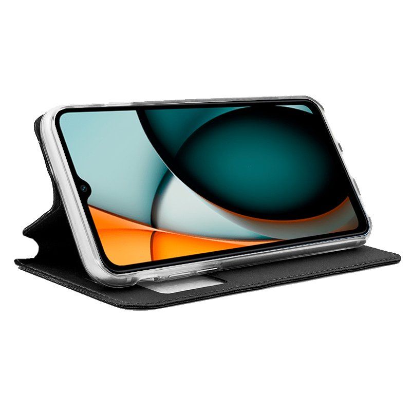 Funda con Tapa y Ventana negra para Xiaomi Redmi A3