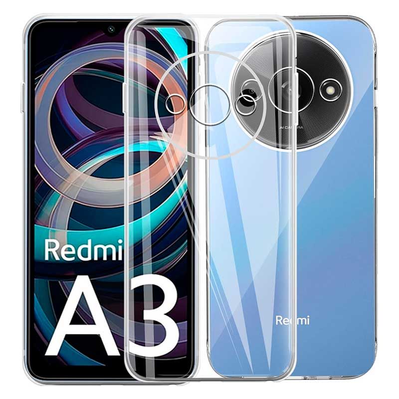 Funda transparente para Xiaomi Redmi A3 de silicona