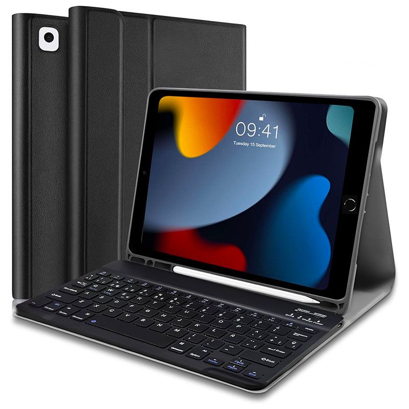 Funda con Teclado para iPad 10.2 / 10.5 Español con Ñ
