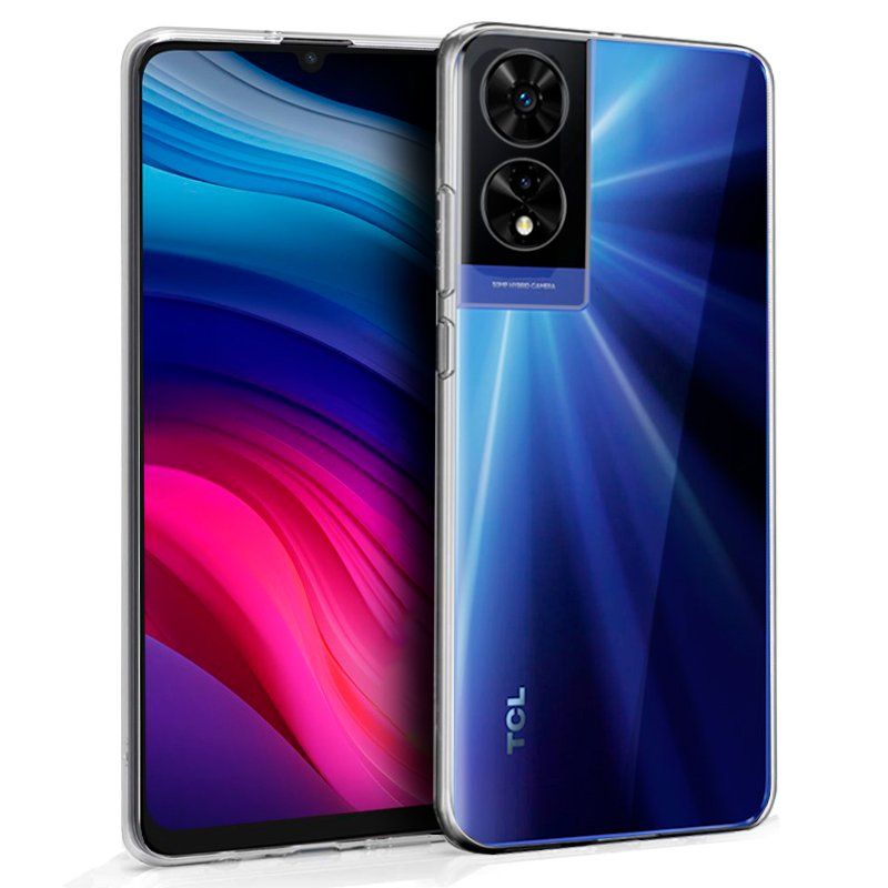 Funda transparente para TCL 50 5G de silicona