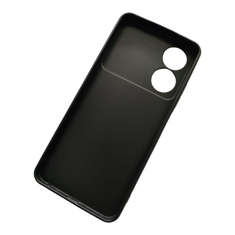 Funda negra para ZTE Blade A34 de silicona