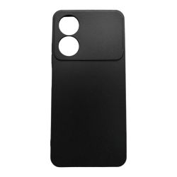 Funda negra para ZTE Blade A34 de silicona