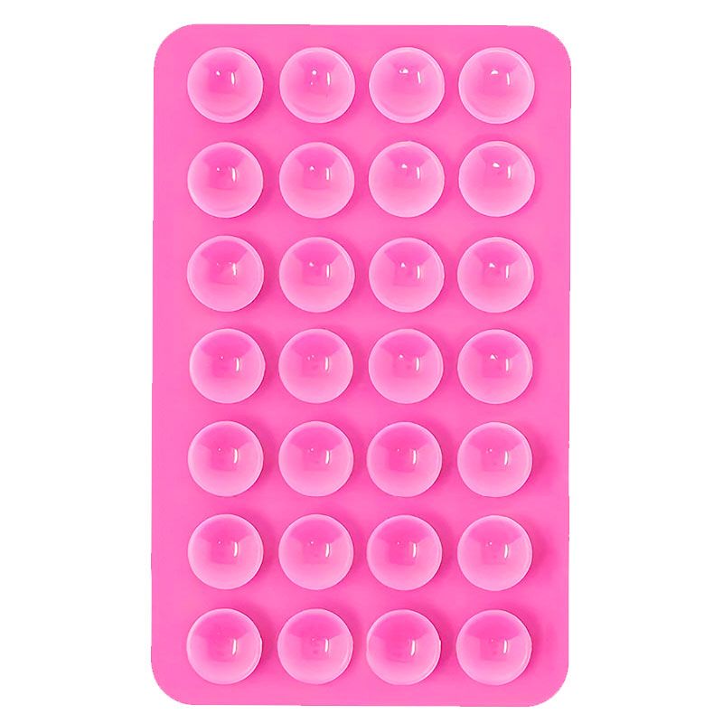 Soporte de ventosa para móvil con almohadilla trasera de silicona
