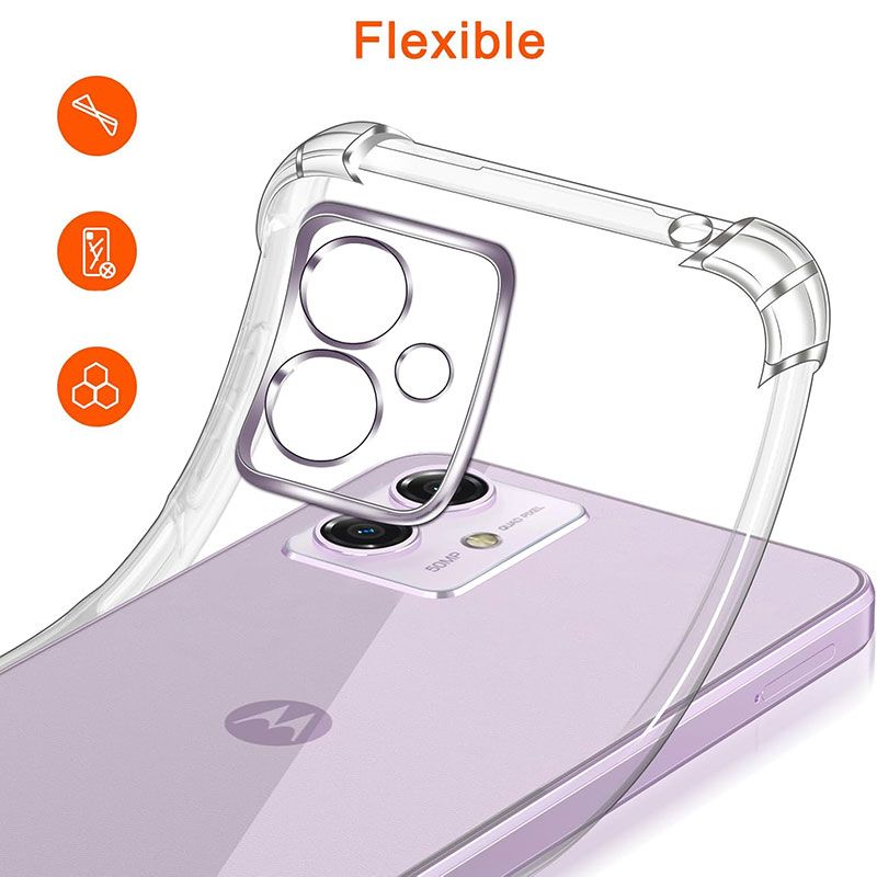 Funda con esquinas reforzadas para Motorola Moto G14