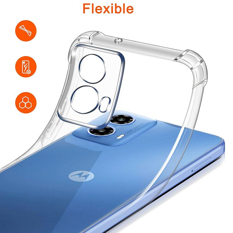 Funda con esquinas reforzadas para Motorola Moto G34 5G