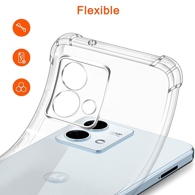 Funda con esquinas reforzadas para Motorola Moto G84 5G