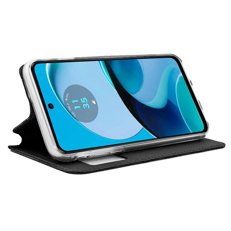 Funda con Tapa y Ventana negra para Motorola Moto G14