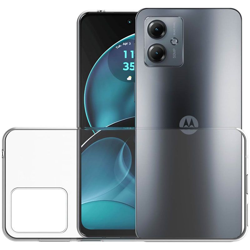 Funda transparente para Motorola Moto G14 de silicona