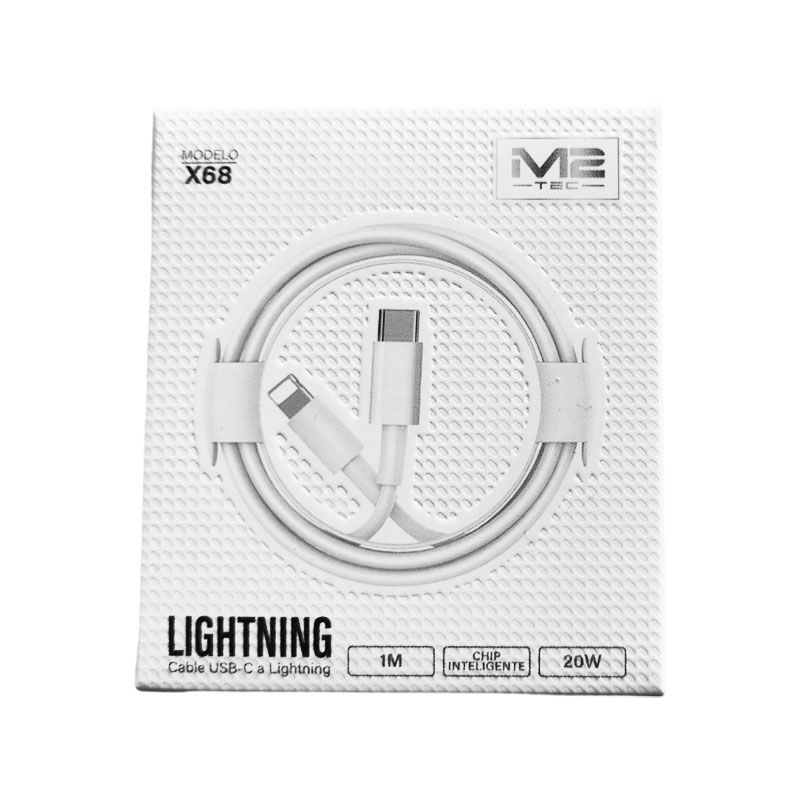 Cable USB C a Lightning de 20W y 1 metro