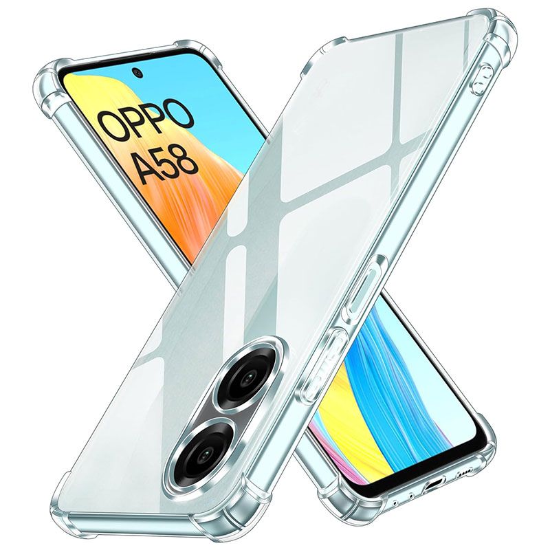 Funda con esquinas reforzadas para Oppo A58 4G