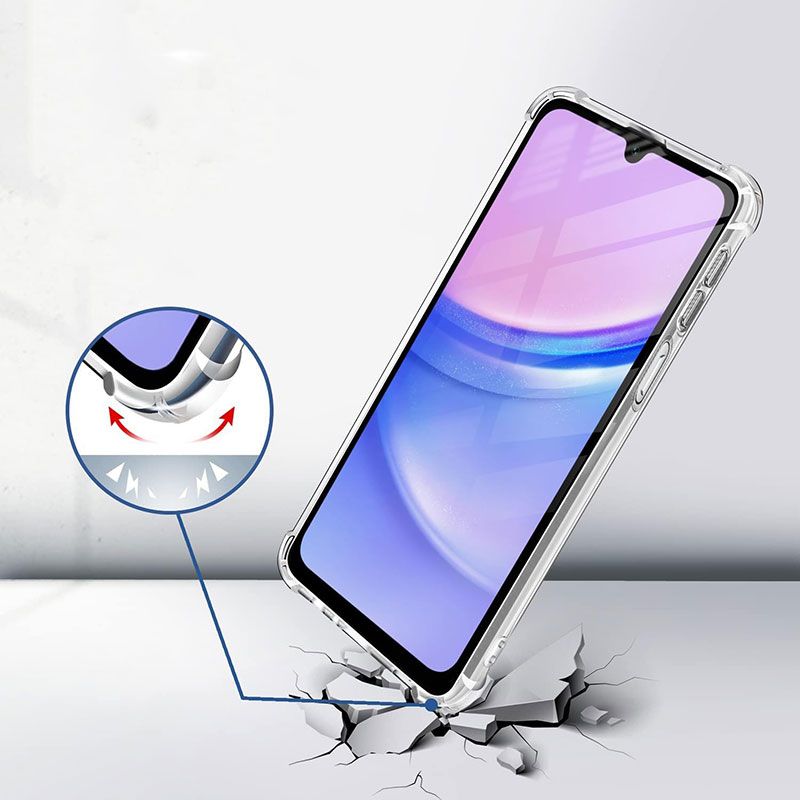 Funda con esquinas reforzadas para Samsung Galaxy A15