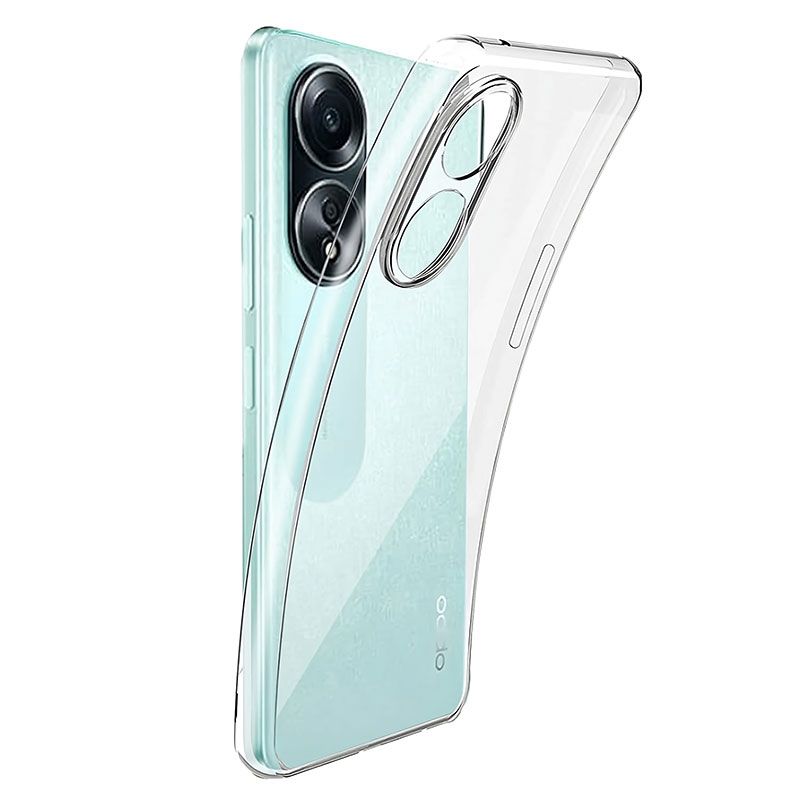 Funda transparente para Oppo A58 4G de Silicona