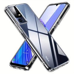 Funda transparente para TCL 40 SE de silicona