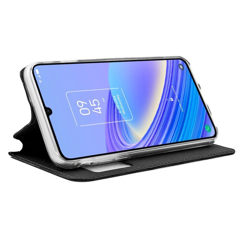 Funda con Tapa y Ventana para TCL 40 SE negro