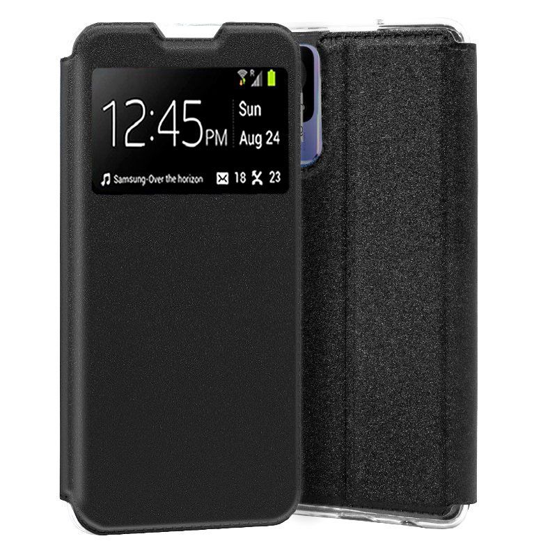 Funda con Tapa y Ventana para TCL 40 SE negro