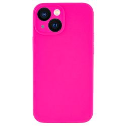 Funda Rosa Fluorescente para iPhone 13 de silicona suave