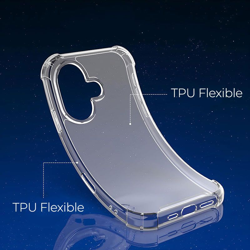 Funda con esquinas reforzadas para iPhone 16