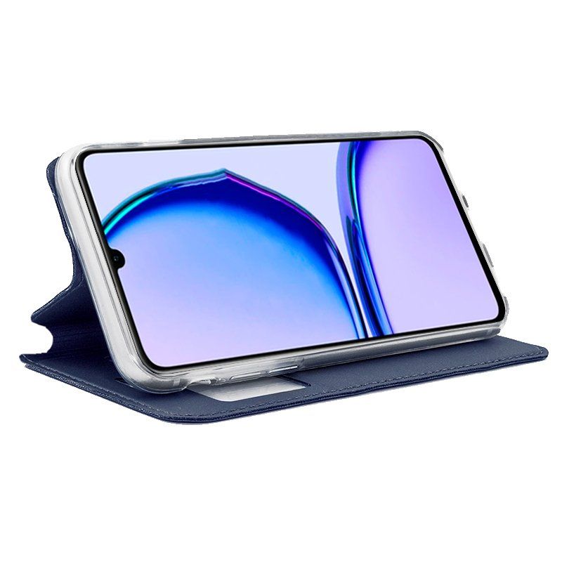 Funda con tapa y ventana para Realme C53 / C51 / Note 50 Negro