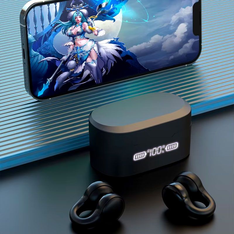 Auriculares Inalámbricos de clip con estuche de carga