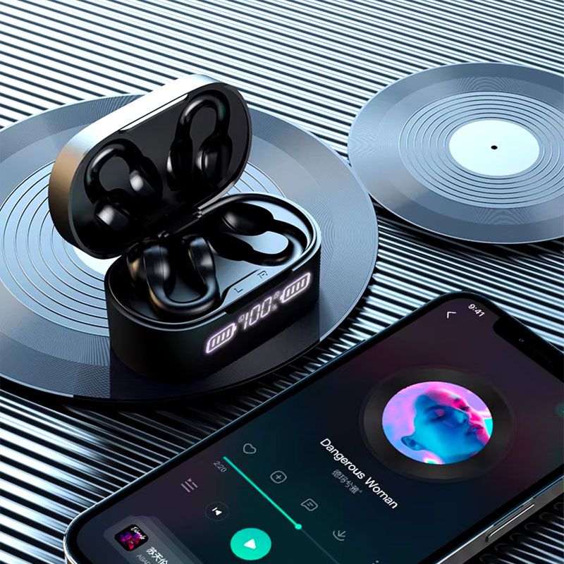 Auriculares Inalámbricos de clip con estuche de carga