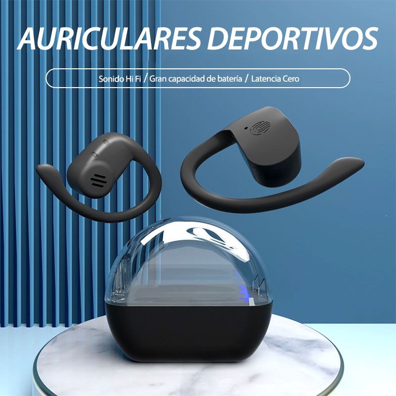 Auriculares Inalámbricos Deportivos con estuche de carga