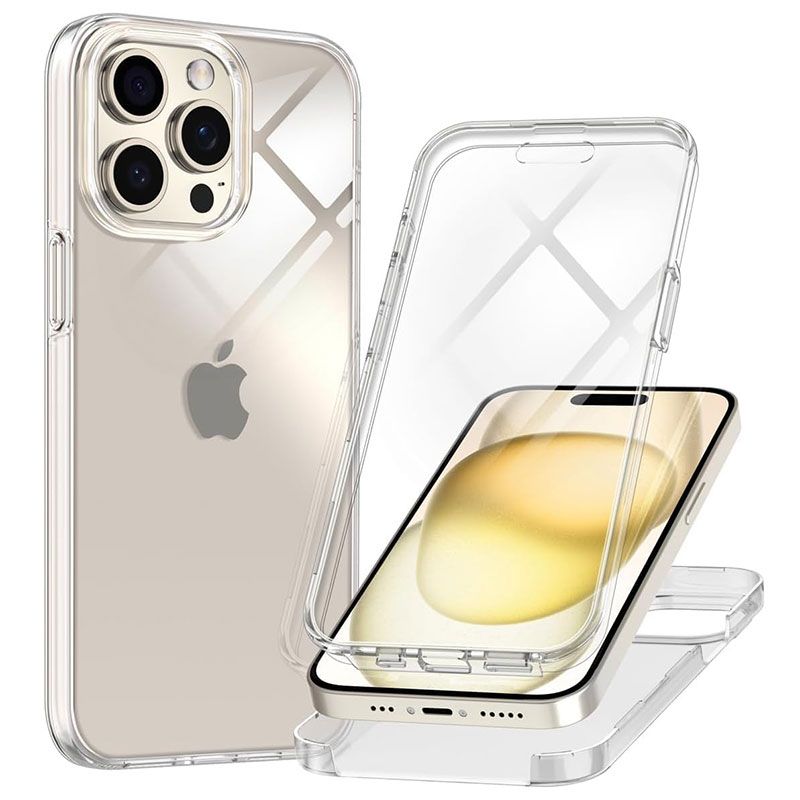 Funda Doble Cara Completa 360 para iPhone 16 Pro Max