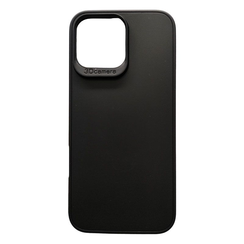Funda negra para iPhone 16 Pro Max de silicona