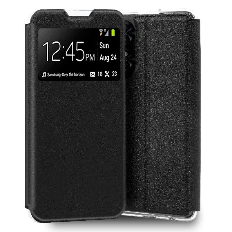 Funda con Tapa para TCL 50 SE tipo libro negro