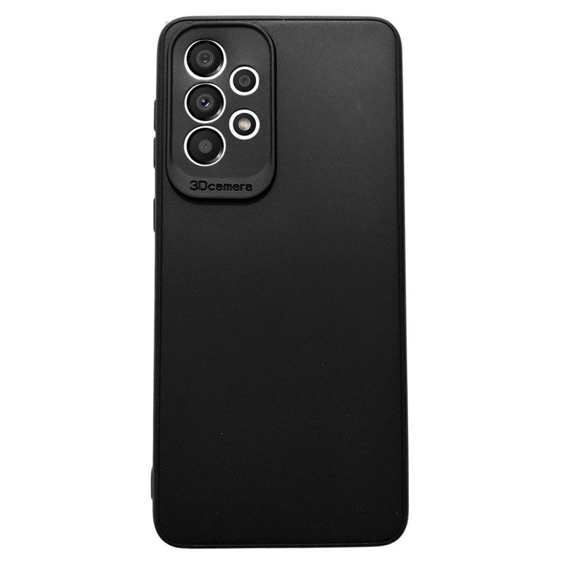 Funda negra para Samsung Galaxy A33 5G de silicona