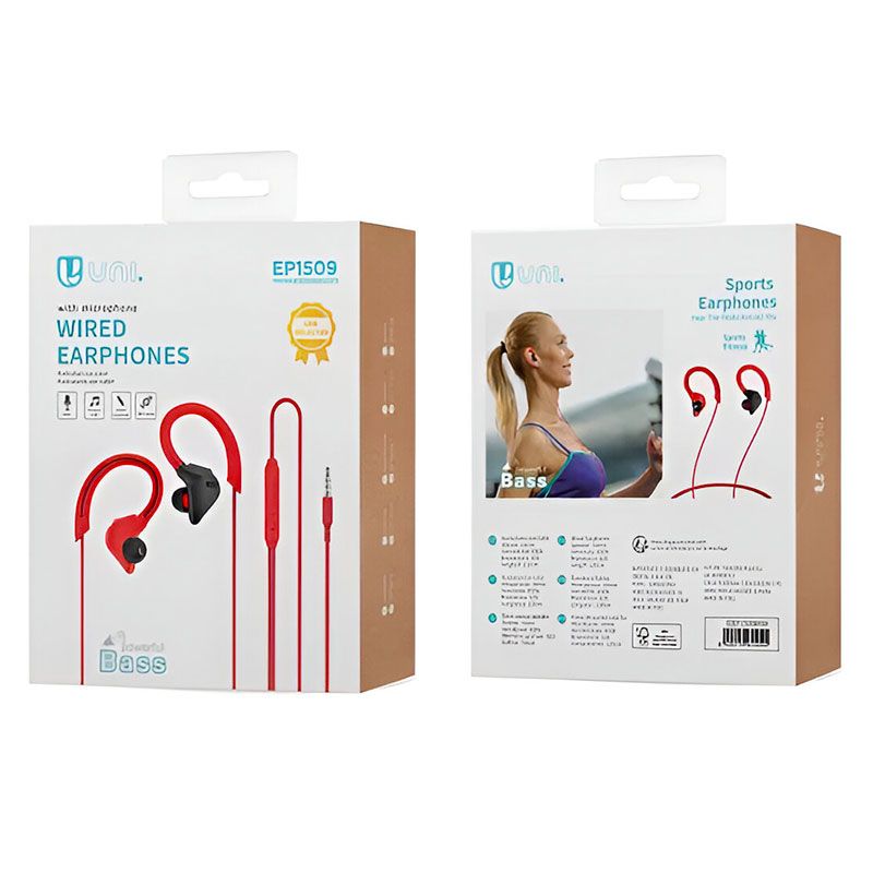 Auriculares Deportivos Uni EP1509 con micrófono