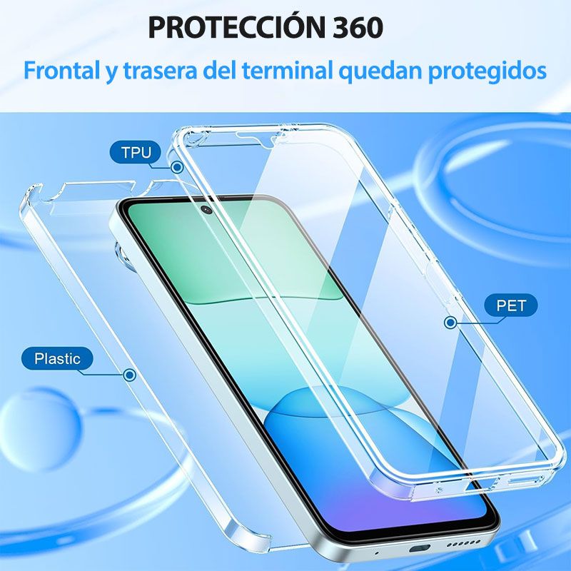 Funda Doble Cara Completa 360 para Samsung Galaxy A16 4G / 5G