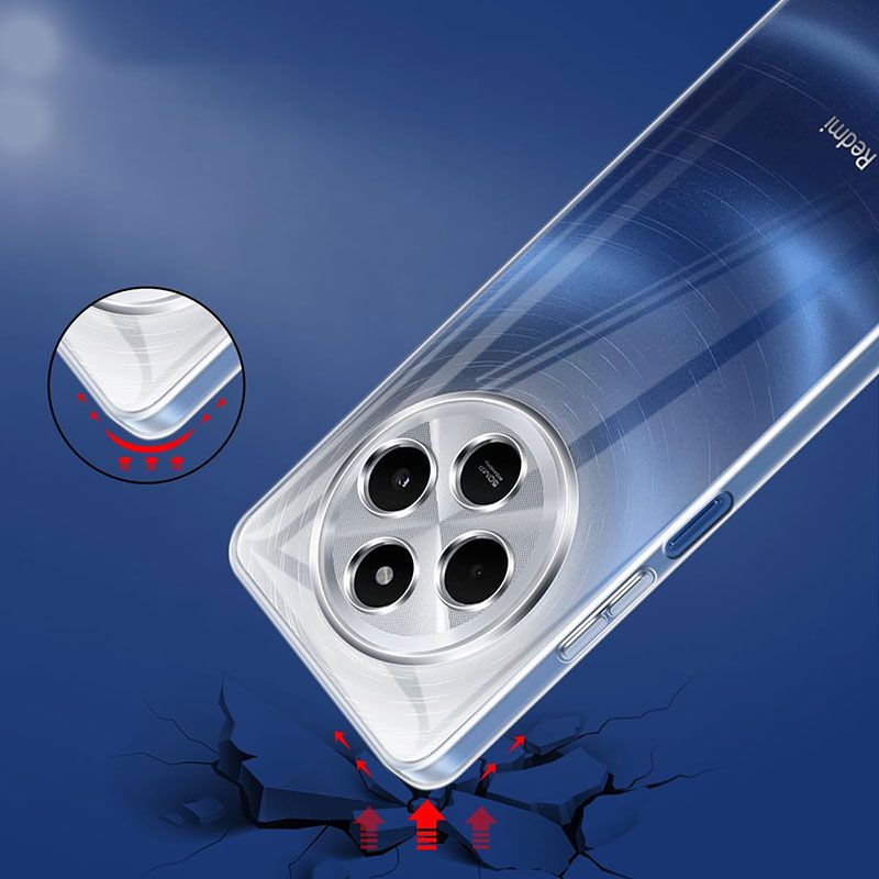 Funda transparente para Xiaomi Redmi 14C de silicona