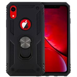 Funda magnética con soporte de anillo para iPhone Xr