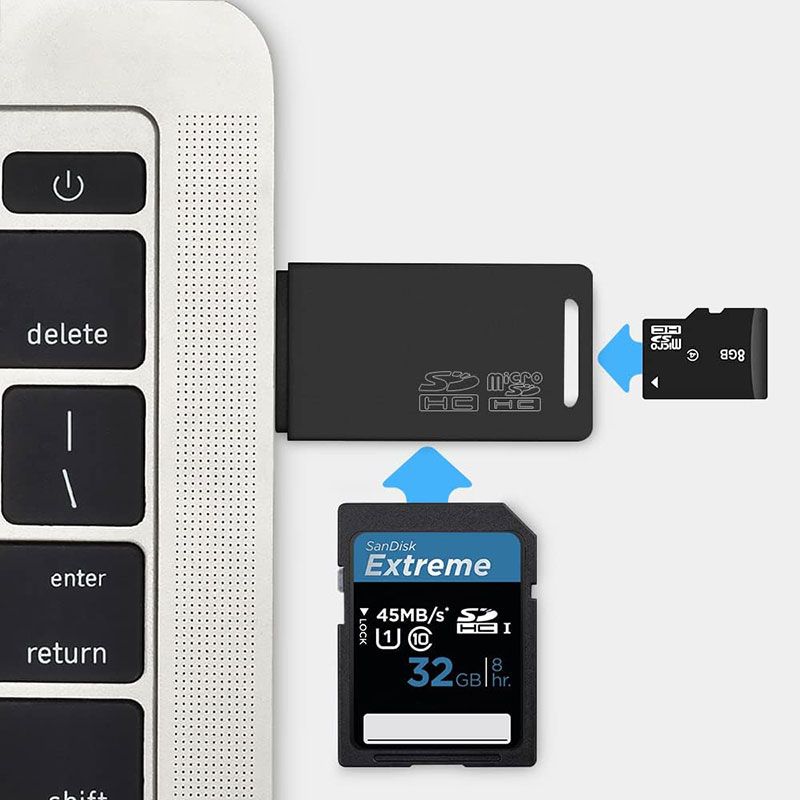 Lector USB de tarjetas SD y Micro SD SY-368